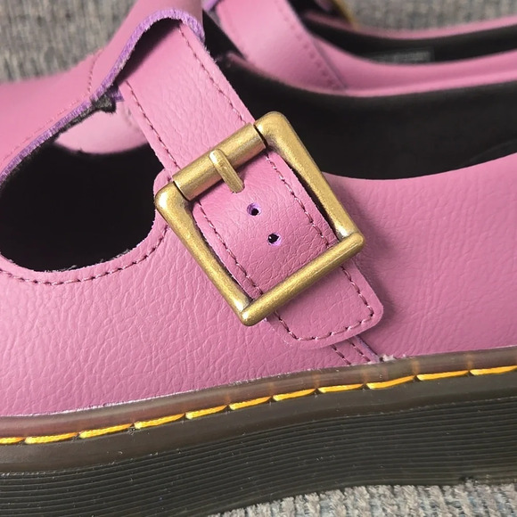 Dr. Martens Zavala Mary Jane Purple Leather Shoes size US 8 - Picture 4 of 9